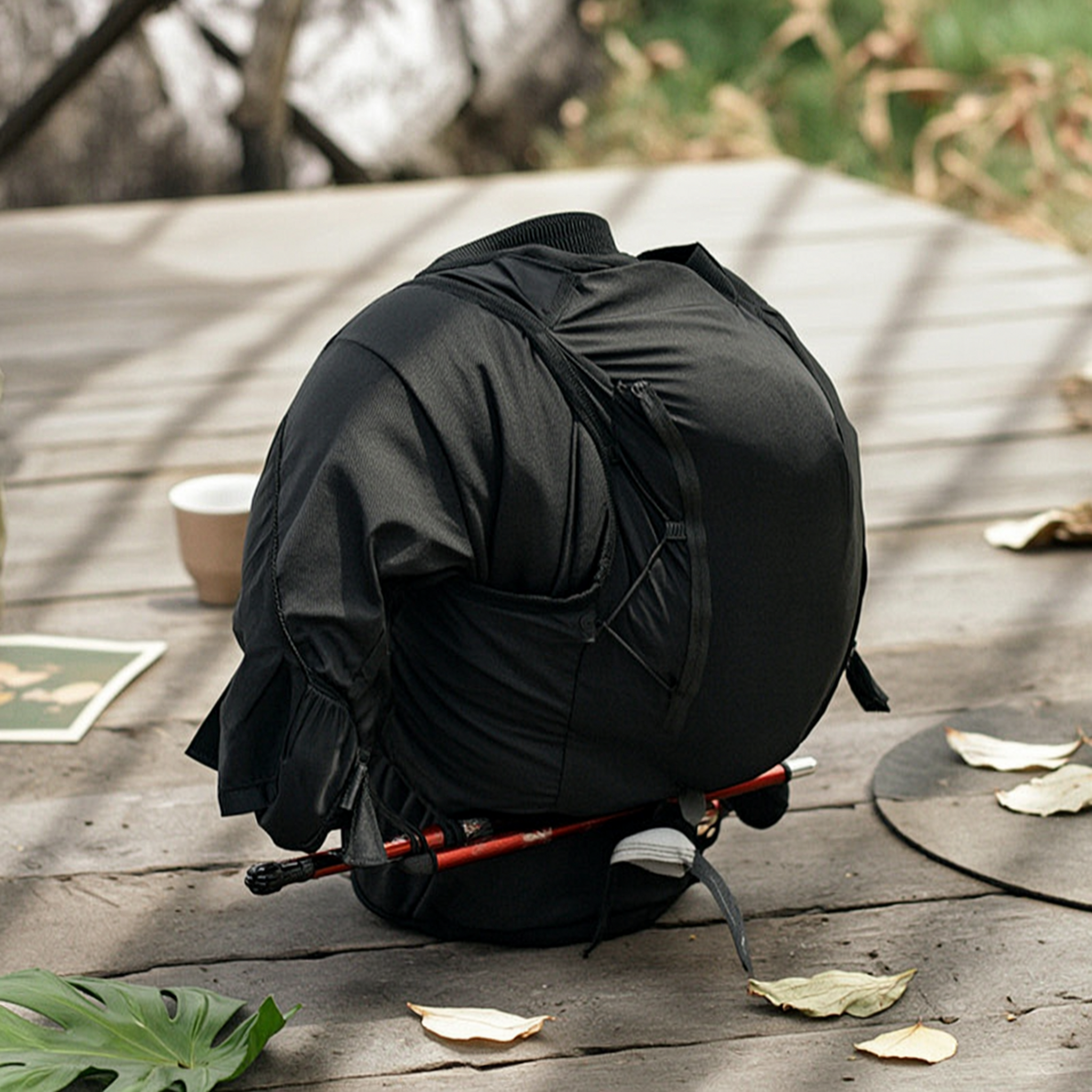 Running Gear Hydration - Black Hydration Vest Backpack Zippered Pockets