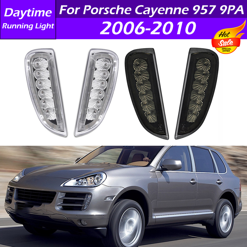 Running Gear Accessories - 2pcs LED Front Bumper DRL Daytime