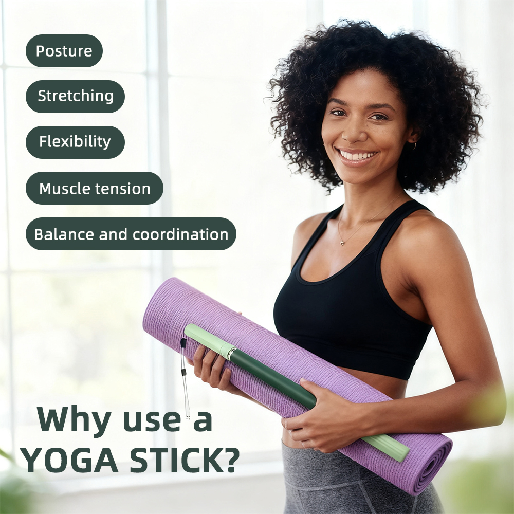 Yoga Fascia Stick Ergonomic Mu - Muscle Roller Stick ulasan dan harga