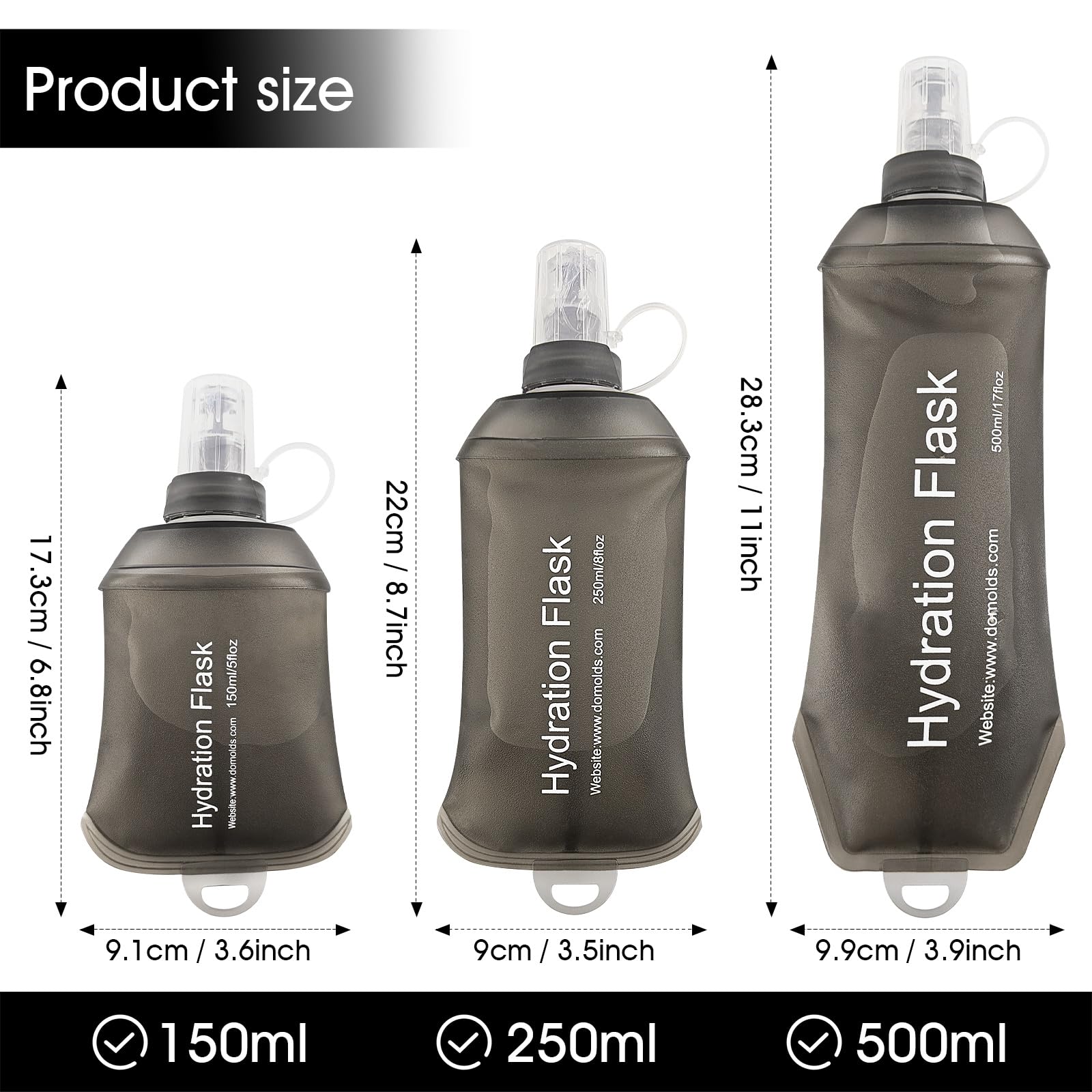 Soft Flask, TPU Collapsible So - Running Gear Water ulasan dan harga