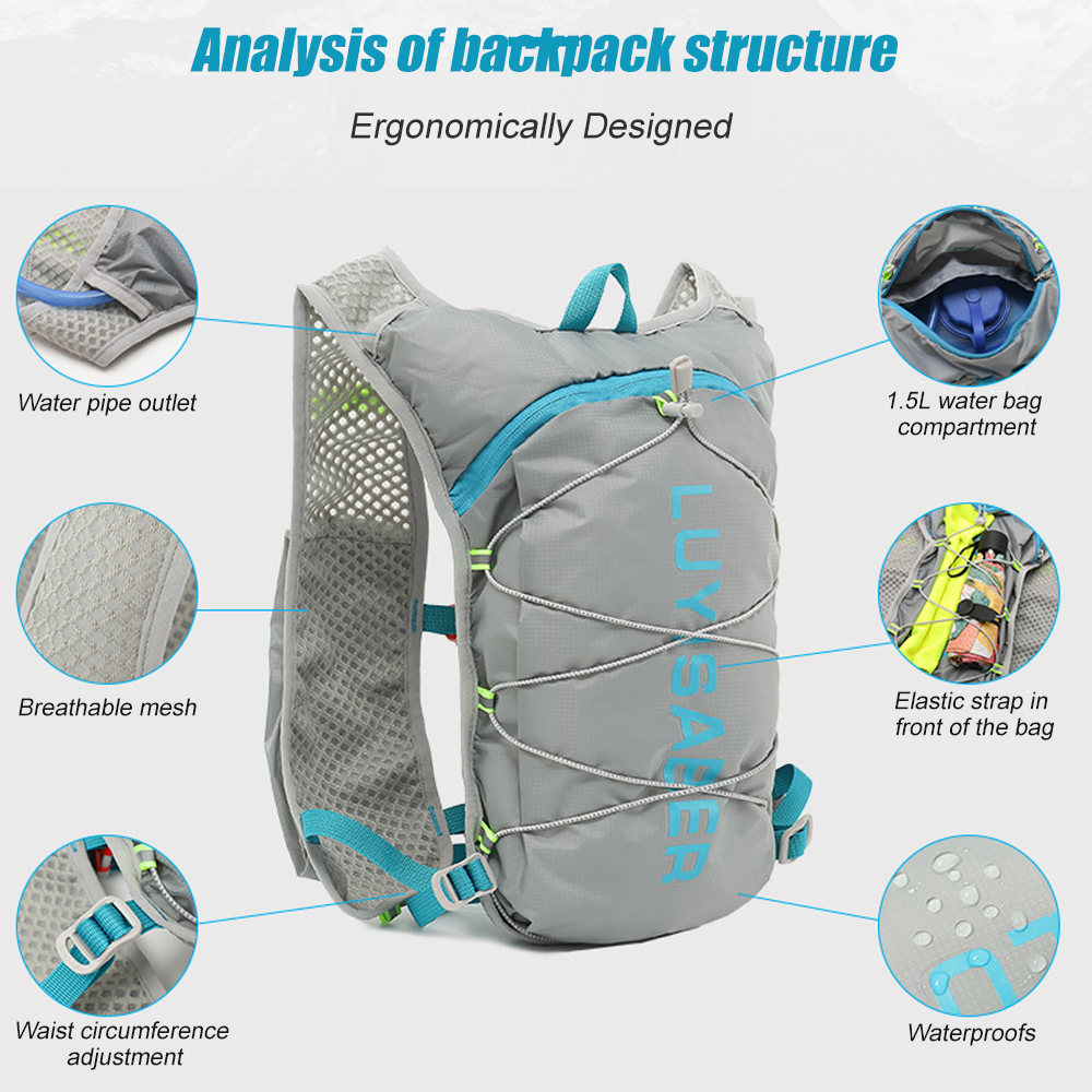 Lightweight Running Vest with  - Running Gear Hydration ulasan dan harga