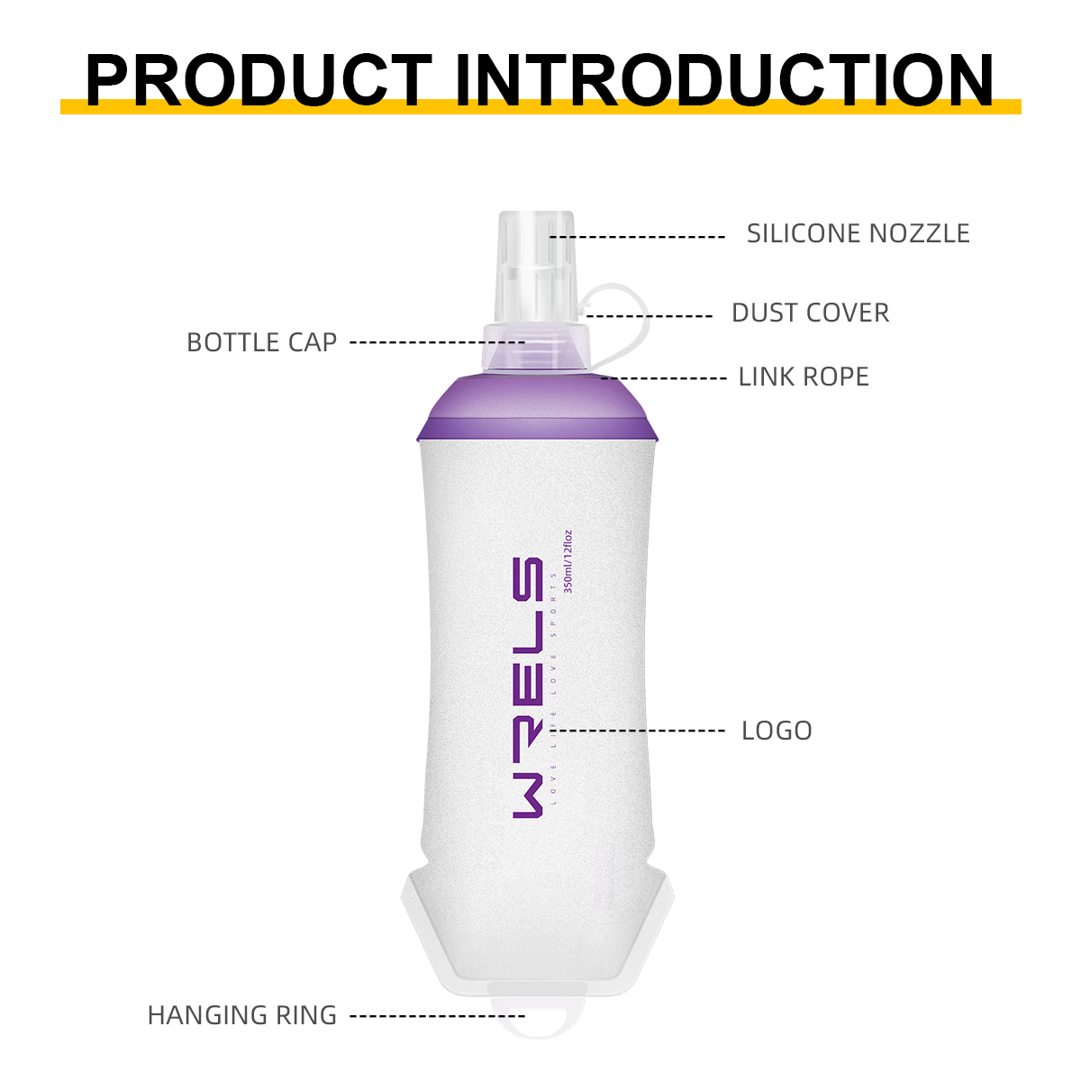 WRELS Outdoor Sport Water Bott - Running Gear Water ulasan dan harga
