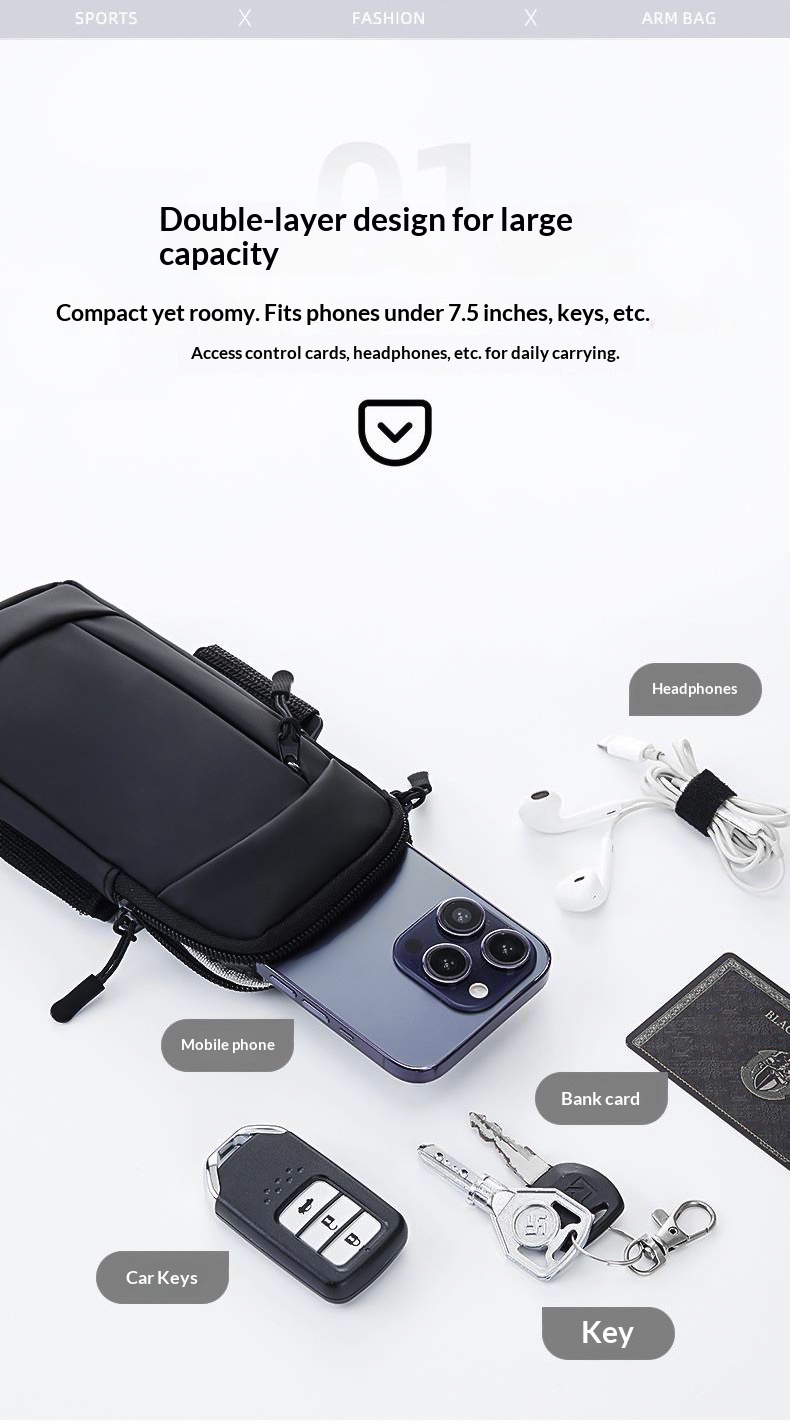 Homefish Running Armband Bag P - Running Gear Phone Holder ulasan dan harga