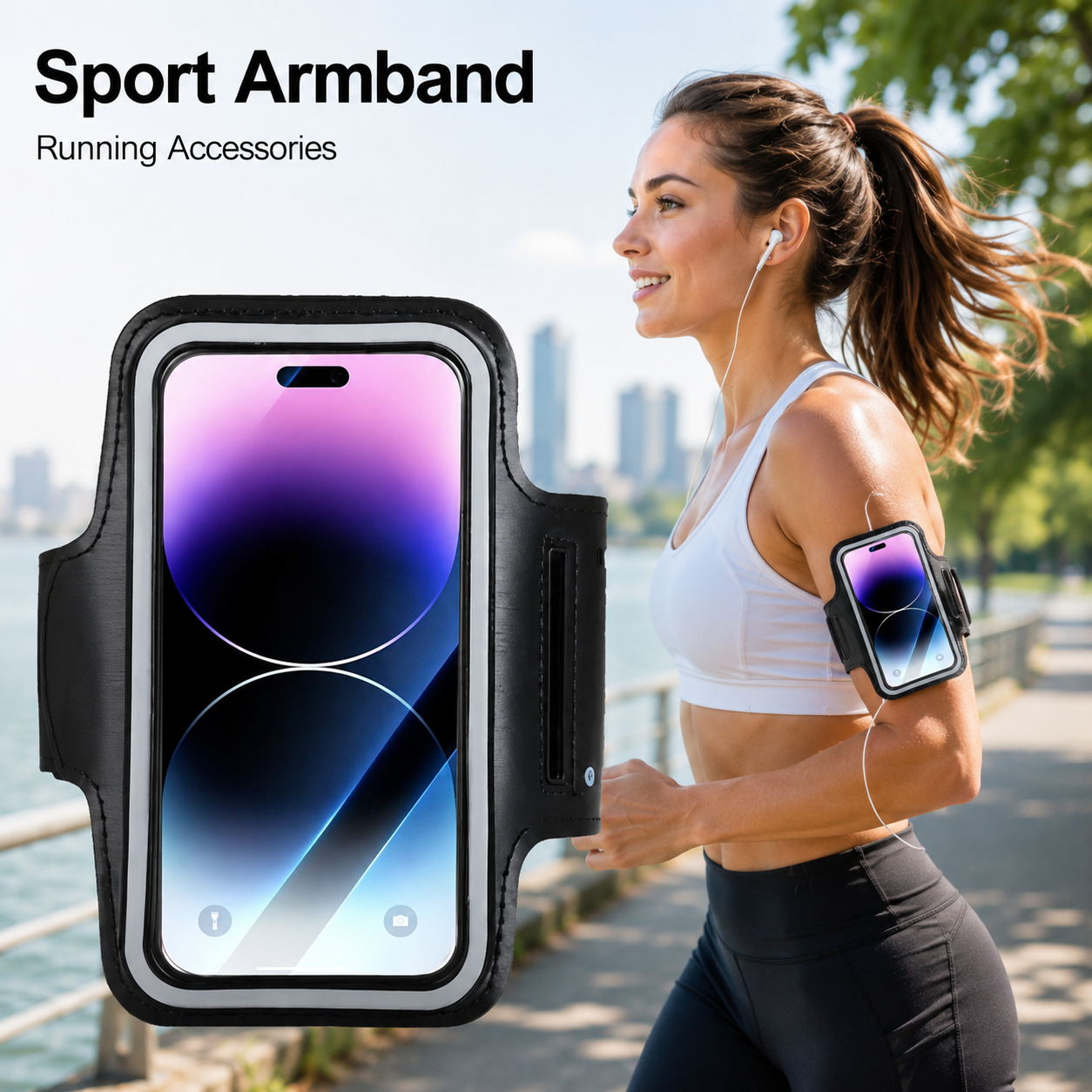 Adjustable Sport Phone Holder  - Running Gear Phone Holder ulasan dan harga