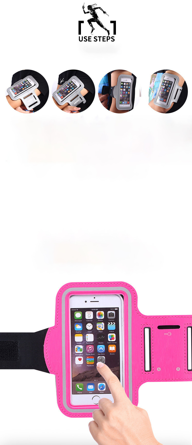 Arm Band Cases for iPhone Sams - Running Gear Phone Holder ulasan dan harga