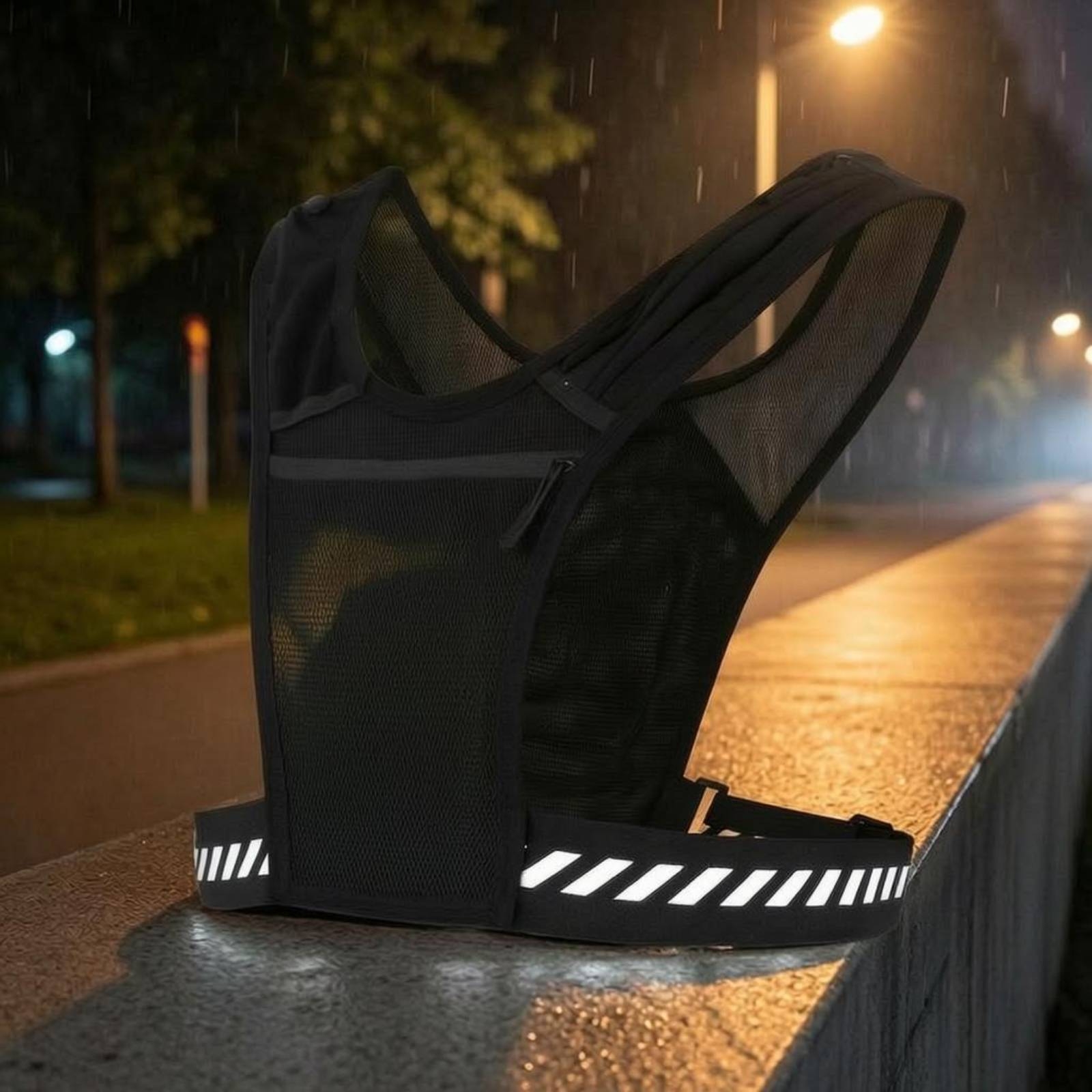 Vest Backpack Breathable Mesh  - Reflective Running Gear Vest ulasan dan harga