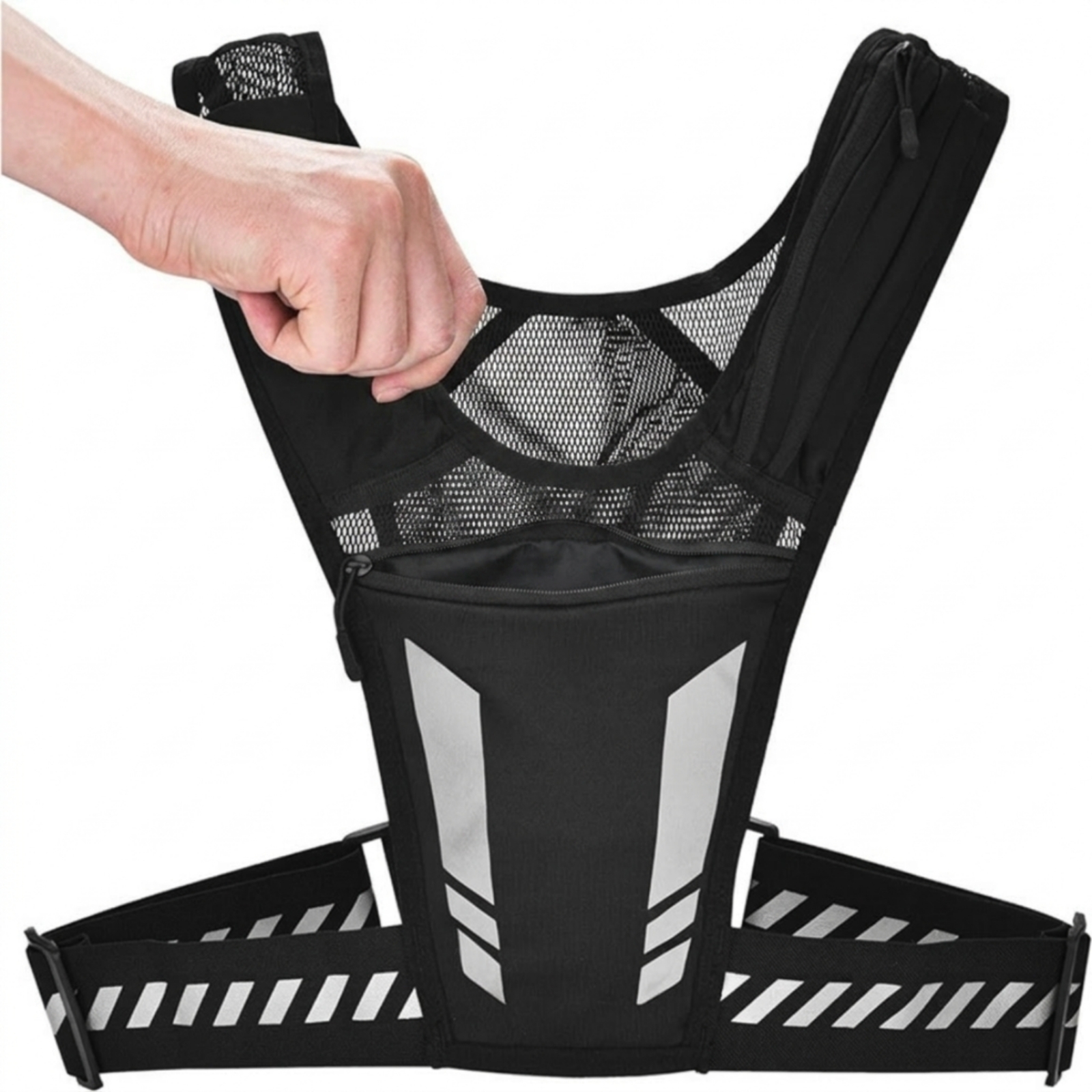 Vest Backpack Breathable Mesh  - Reflective Running Gear Vest ulasan dan harga