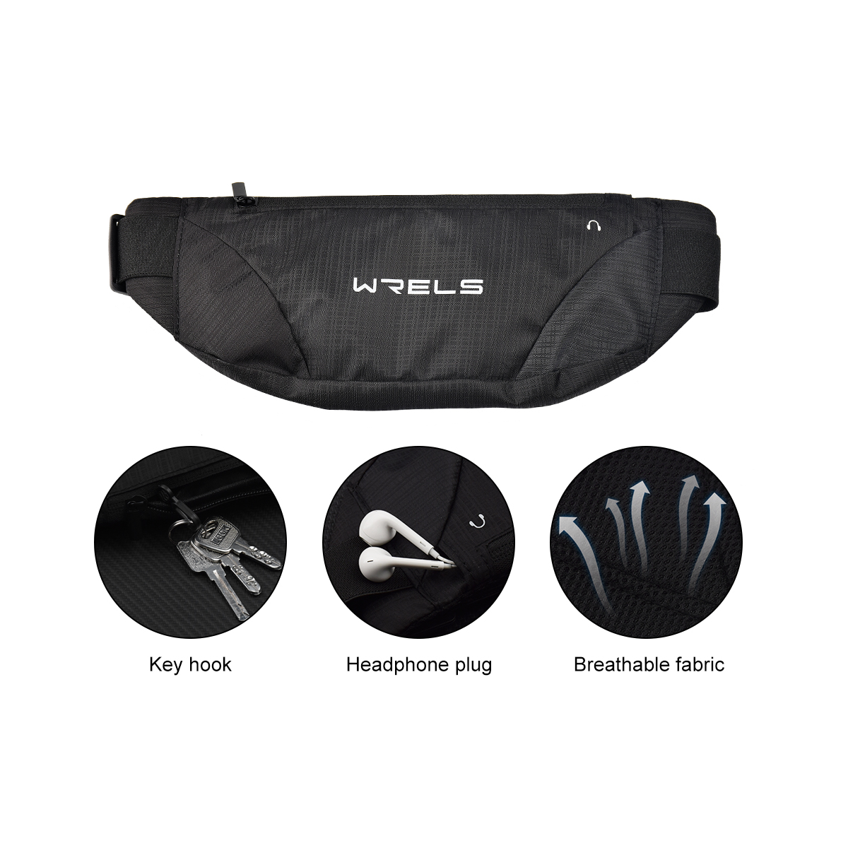 WRELS Waist Bag Running Bag Ou - Running Gear Phone Holder ulasan dan harga