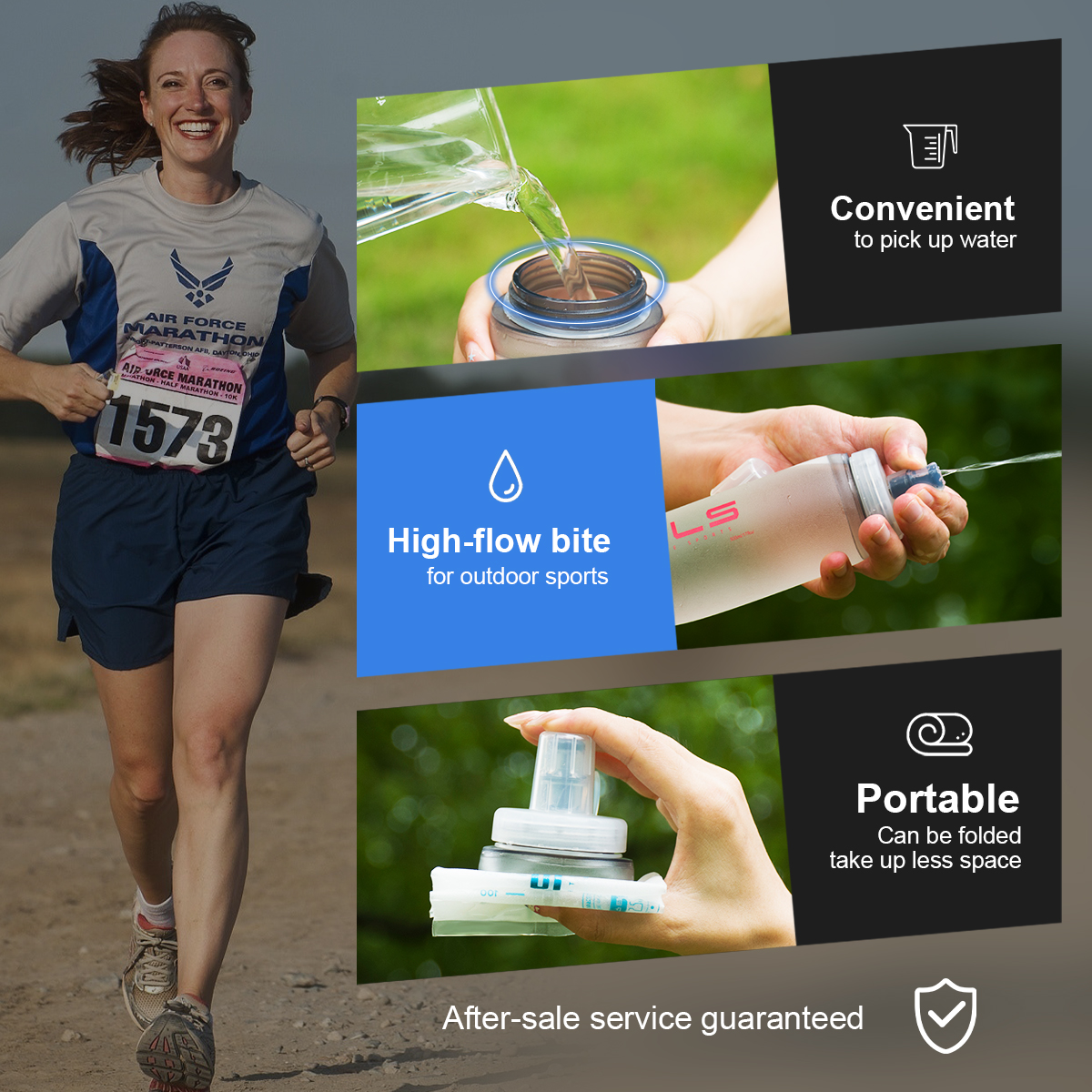 WRELS Soft Flask TPU Leakproof - Running Gear Water ulasan dan harga
