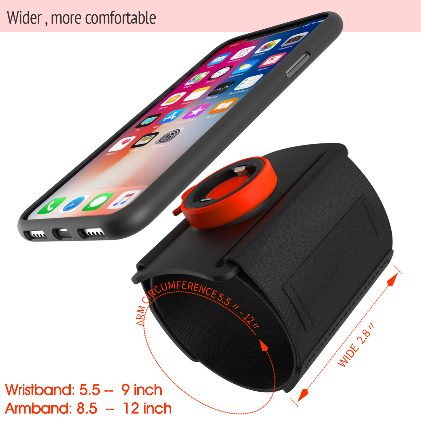Outdoor Wristband Armbands Pho - Running Gear Phone Holder ulasan dan harga