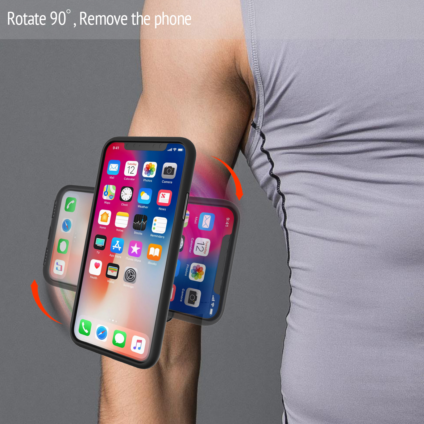 Outdoor Wristband Armbands Pho - Running Gear Phone Holder ulasan dan harga