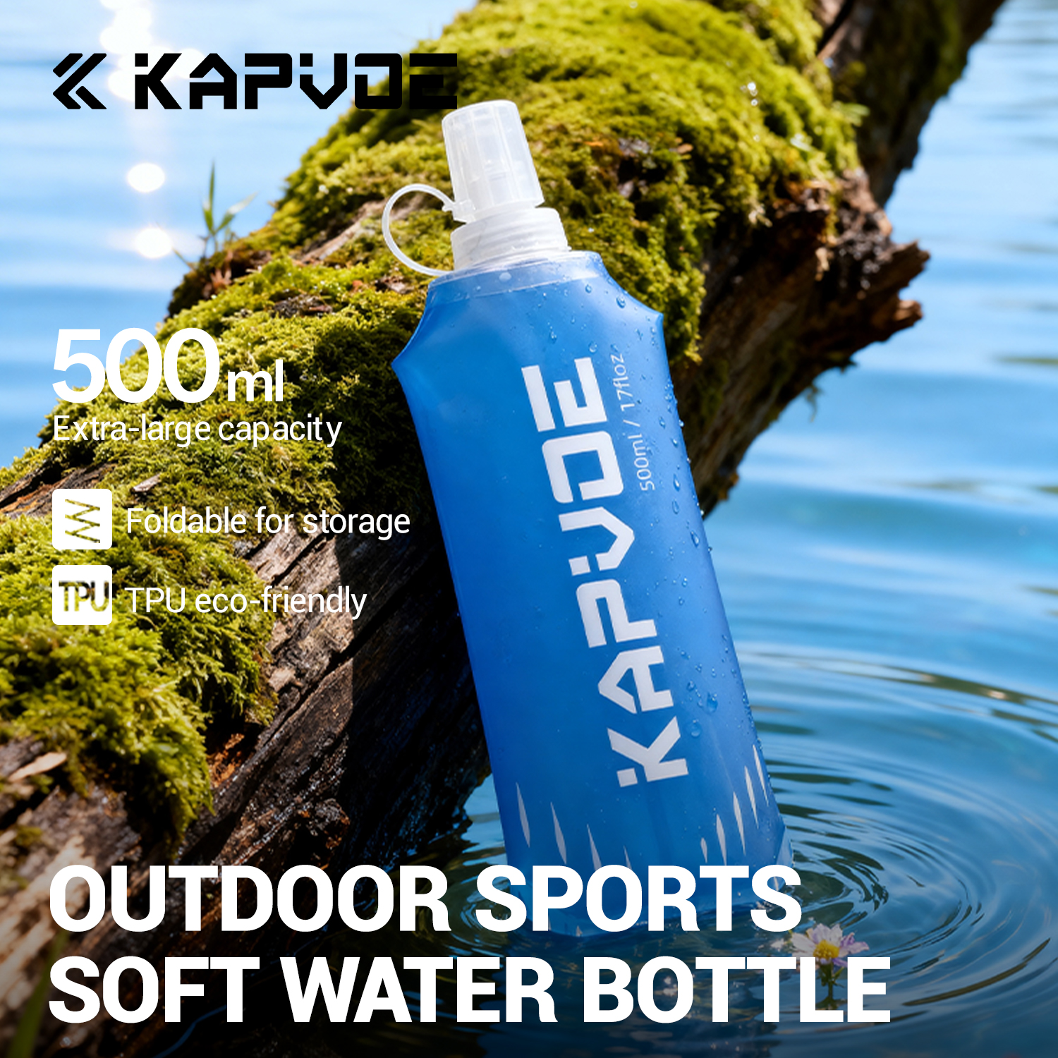 Kapvoe New Foldable Soft Water - Running Gear Hydration ulasan dan harga